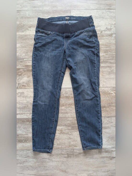 Levi's Denim - Levi's Dark Blue Maternity Jeggings with Black Support Panel